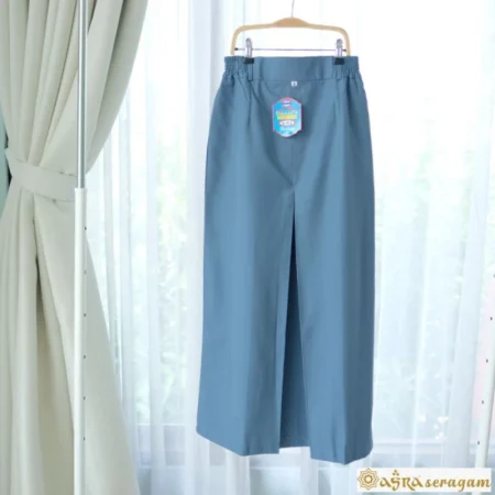 Rok Span Panjang Abu-Abu